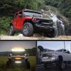 imageNilight 52 Inch LED Light Bar 783 LED Chips Curved Triple Row Fog Light Yellow Beam Spot Flood Combo High Power LED Driving Lights Off Road Lights for Trucks SUV UTV ATV Truck Van 4x4 Boat52Inch Straight Lights Black Shell