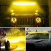 imageNilight 52 Inch LED Light Bar 783 LED Chips Curved Triple Row Fog Light Yellow Beam Spot Flood Combo High Power LED Driving Lights Off Road Lights for Trucks SUV UTV ATV Truck Van 4x4 Boatyellow beam 50 inch curved light bar