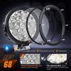 imageNilight 57 Inch Round 50W LED Driving Light w 16AWG DT Connector Wiring Harness 6500LM IP68 Spot Flood Combo Work Lamp for Offroad ATV UTV SUV Motorcycle Truck Tractor Boat2Pcs 7Inch Lights Wiring harness