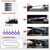 imageNilight 5PCS Auto Trim Removal Tool Set for Car Audio Dash Panel Window Molding Fastener Remover Tool KitBlue