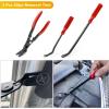 imageNilight 5PCS Auto Trim Removal Tool Set for Car Audio Dash Panel Window Molding Fastener Remover Tool KitRed