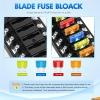 imageNilight 6 Way Fuse Block with Negative Bus 12V Blade Fuse Holder ATCATO Standard Fuse Box Label Stickers Waterproof Cover Fuse Panel for Automotive Cars Trucks RVs Campers Vans 2 Years Warranty12 Way Fuse Block