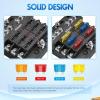 imageNilight 6 Way Fuse Block with Negative Bus 12V Blade Fuse Holder ATCATO Standard Fuse Box Label Stickers Waterproof Cover Fuse Panel for Automotive Cars Trucks RVs Campers Vans 2 Years Warranty6Way Fuse Block