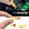 imageNilight 60PCS Micro3 Fuse ATL Blade Assortment Kit 3 Prong Micro Blade Car Fuses Replacement 5A 75A 10A 15A with Puller Tool for Cars Trucks SUVs RVs120Pcs Mini ATMAPM Fuses