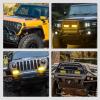 imageNilight 65 Inch LED Light Bar Cover 2 PCS Yellow Protective Covers Durable Polycarbonate Lens Waterproof Dustproof ScratchProof for DoubleRow Lights Off Road Driving Lighting
