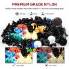 imageNilight 725Pcs Car Push Retainer Clips ampamp Auto Fasteners Assortment 23 Most Popular Sizes Nylon Bumper Fender Rivets with 10 Cable Ties and Fasteners Remover for Toyota GM Ford Honda Chevy1390Pcs