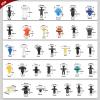 imageNilight 725Pcs Car Push Retainer Clips ampamp Auto Fasteners Assortment 23 Most Popular Sizes Nylon Bumper Fender Rivets with 10 Cable Ties and Fasteners Remover for Toyota GM Ford Honda Chevy1390Pcs
