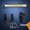 imageNilight 73003CA 22Inch 150W Double Row 15000LM 7D Flood Spot Combo Beam LED Light Bar22Inch 120W Light Bar