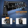 imageNilight 73003CA 22Inch 150W Double Row 15000LM 7D Flood Spot Combo Beam LED Light Bar22Inch 150W 7D Light Bar