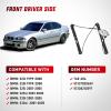 imageNilight 740484 Front Driver Side Power Window RegulatorCompatible with BMW E46 323i 325i 325xi 328i 330i 330xi 1999 2000 2001 2002 2003 2004 2005