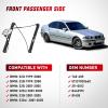 imageNilight 740485 Front Passenger Side Power Window RegulatorCompatible with BMW E46 323i 325i 325xi 328i 330i 330xi 1999 2000 2001 2002 2003 2004 2005