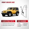imageNilight 748912 Window Regulator and Motor Front Driver Side Compatible with Jeep Wrangler 20072017 Sport UtilityWrangler JK 2018 Sport Utility 2010 2011 2012 2013 2014 2015 2016 2017Front Driver