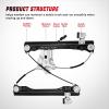 imageNilight 751739 Power Window Regulator with Motor for Front Driver Side Compatible with Chevy Cruze 2012 2013 2014 2015 2016 Chevy Cruze Limited Front Left SideFront Passenger