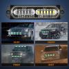 imageNilight 8PCS LED Strobe lights 12V Sync Feature Amber White 12 24LED Emergency Hazard Warning Lights with Controller for Cars Trucks RVs Campers 2 Years WarrantyGreenWhite Lights 8Pcs
