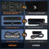 imageNilight 8PCS LED Strobe lights 12V Sync Feature Amber White 12 24LED Emergency Hazard Warning Lights with Controller for Cars Trucks RVs Campers 2 Years WarrantyBlue Lights 8Pcs