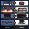 imageNilight 8PCS LED Strobe lights 12V Sync Feature Amber White 12 24LED Emergency Hazard Warning Lights with Controller for Cars Trucks RVs Campers 2 Years WarrantyRedWhite with Controller