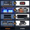 imageNilight 8PCS LED Strobe lights 12V Sync Feature Amber White 12 24LED Emergency Hazard Warning Lights with Controller for Cars Trucks RVs Campers 2 Years WarrantyBlue