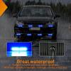 imageNilight 8PCS LED Strobe lights 12V Sync Feature Amber White 12 24LED Emergency Hazard Warning Lights with Controller for Cars Trucks RVs Campers 2 Years WarrantyBlue Lights 8Pcs