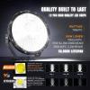 imageNilight 9 Inch Round Offroad Light 2 PCS 120W High Low Beam IP68 LED Driving Lights Pods Builtin EMC with 14AWG DT Connector Wiring Harness Kit for Truck ATV UTV SUV2Pcs 9Inch Lights Wiring harness