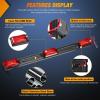 imageNilight 9 LED Marker Tail Trailer Light Bar 142Inch 2 PCS Red Clearance Identification Running Mark ID Rear Stainless Steel Bracket for 12V Pickup Truck RV BoatRed 2Pcs