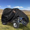 imageNilight ATV Cover Waterproof 420D Heavy Duty Ripstop Material 4 Wheeler Quad Cover All Season Weather UV Protection for Kawasaki Yamaha Polaris Suzuki HondaBlack XXLXL  82L x 47W x 45H