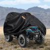 imageNilight ATV Cover Waterproof 420D Heavy Duty Ripstop Material 4 Wheeler Quad Cover All Season Weather UV Protection for Kawasaki Yamaha Polaris Suzuki HondaBlack XXLXXL  86L x 38W x 48H