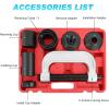 imageNilight Ball Joint Press kit with 4x4 Adapters Ball Joint Remove and Install Tools 10 PCS Ball Joint Service Kit for Most 2WD and 4WD Cars and Light TrucksBall Joint Press kit