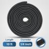 imageNilight Cable Sleeve25ft1inch Cord Management Sleeves Braided Sleeving Split Self Wrapping Wire Loom for Computer Electrical Automotive Harness Protector Organizer WhiteBlack