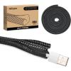 imageNilight Cable Sleeve25ft1inch Cord Management Sleeves Braided Sleeving Split Self Wrapping Wire Loom for Computer Electrical Automotive Harness Protector Organizer WhiteBlack