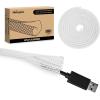 imageNilight Cable Sleeve25ft1inch Cord Management Sleeves Braided Sleeving Split Self Wrapping Wire Loom for Computer Electrical Automotive Harness Protector Organizer WhiteWhite