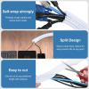 imageNilight Cable Sleeve25ft1inch Cord Management Sleeves Braided Sleeving Split Self Wrapping Wire Loom for Computer Electrical Automotive Harness Protector Organizer WhiteWhite