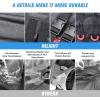 imageNilight Car Roof Bag 15 Cubic Feet Waterproof Rooftop Cargo CarrierSuitable for All Vehicle withWithout Rack  Waterproof ZipReflective StripAntiTear 840D PVC with AntiSlip Mat15 Cubic Feet