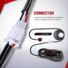 imageNilight Copper LED Light Bar Wiring Harness Kit  1 Lead 12AWG Heavy Duty 12V On Off Switch Power Relay Blade Fuse for Off Road LED Work Light2 Years Warranty14AWG1 Lead