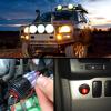imageNilight Copper LED Light Bar Wiring Harness Kit  1 Lead 12AWG Heavy Duty 12V On Off Switch Power Relay Blade Fuse for Off Road LED Work Light2 Years Warranty14AWG1 LeadNylon Wire Loom