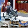 imageNilight Door Threshold Ramp 2quot Rise Portable Aluminum Wheelchair Door Entry Ramps for Doorways Stairs Home Steps2 Rise