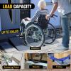 imageNilight Door Threshold Ramp 2quot Rise Portable Aluminum Wheelchair Door Entry Ramps for Doorways Stairs Home Steps4 Rise