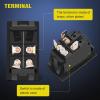 imageNilight Down Up Polarity Reverse Switch DPDT 20A 7PIN Momentary Rocker ONOffON 12V 24V Toggle Jumper Wires for Control Motor Hoist Crane Linear Actuator1 Gang OnOff Switch