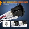 imageNilight Down Up Polarity Reverse Switch DPDT 20A 7PIN Momentary Rocker ONOffON 12V 24V Toggle Jumper Wires for Control Motor Hoist Crane Linear Actuator2PCS 6 Pin Momentary Switches