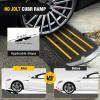 imageNilight Driveway Curb Ramp 26 Inch High HeavyDuty Rubber Curbside Vehicle ramp for Car Truck Wheelchair Mobility Loading Dock Garage1PC
