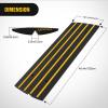imageNilight Driveway Curb Ramp 26 Inch High HeavyDuty Rubber Curbside Vehicle ramp for Car Truck Wheelchair Mobility Loading Dock Garage1PC