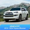 imageNilight Durable Rain Guards for Toyota Tacoma Double Cab 2016 2017 2018 2019 2020 2021 2022 2023 Window Deflectors Vent Window Visors 4 PiecesFor 20102024 Toyota 4Runner