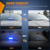 imageNilight Emergency Strobe Lights Windshield Hazard Warning Safety Flash with Suction Cups Super Bright LED Light for Police Enforcement Firefighters Vehicle TruckBlue