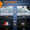 imageNilight Emergency Strobe Lights Windshield Hazard Warning Safety Flash with Suction Cups Super Bright LED Light for Police Enforcement Firefighters Vehicle TruckRed and White