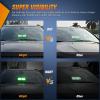 imageNilight Emergency Strobe Lights Windshield Hazard Warning Safety Flash with Suction Cups Super Bright LED Light for Police Enforcement Firefighters Vehicle TruckGreen
