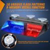 imageNilight Emergency Strobe Lights Windshield Hazard Warning Safety Flash with Suction Cups Super Bright LED Light for Police Enforcement Firefighters Vehicle TruckBlue and Red