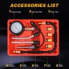 imageNilight Engine Compression Tester Kit 11 PCS with Spark Plug Tester Automotive Cylinder Pressure Gauge Tool Set for Gasoline Engines9pcs