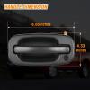 imageNilight Extended Cab Door Handle Left Driver ampamp Right Passenger Rear Car Door Handles Compatible with 1999 00 01 02 03 04 05 06 2007 Chevy Silverado GMC Sierra 1500 2500 3500 Replace157581711575817219992007 Chevy Silverado GMC Sierra Cadillac Suburban