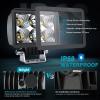 imageNilight Flush Mount LED Pod Lights 2 PCS 47 Inch 4LED Flood Beam Bumper Offroad Driving Backup Reverse Work Light for Truck ATV UTV33Inch 6Led Light Pods