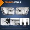 imageNilight Fog Light Assembly Compatible with 1999 2000 2001 2002 Chevy Silverado 1500 2500 20012002 3500 Chevy Silverado 20002006 Suburban Tahoe20022009 Trailblazer20032008 Ascender