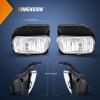 imageNilight Fog Light Assembly Compatible with 1999 2000 2001 2002 Chevy Silverado 1500 2500 20012002 3500 Chevy Silverado 20002006 Suburban TahoeSilverado 20032006 Clear